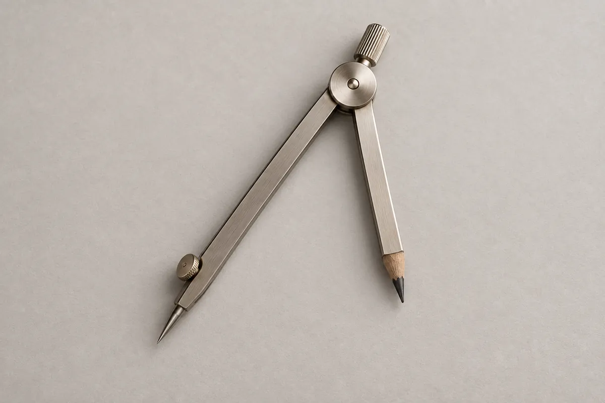 Unequal-Leg Drawing Compass