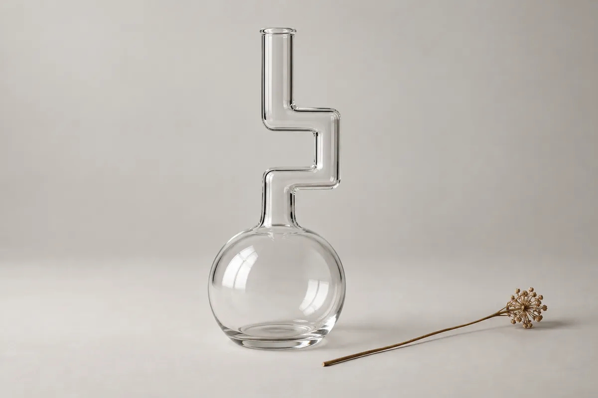 Dogleg Bud Vase